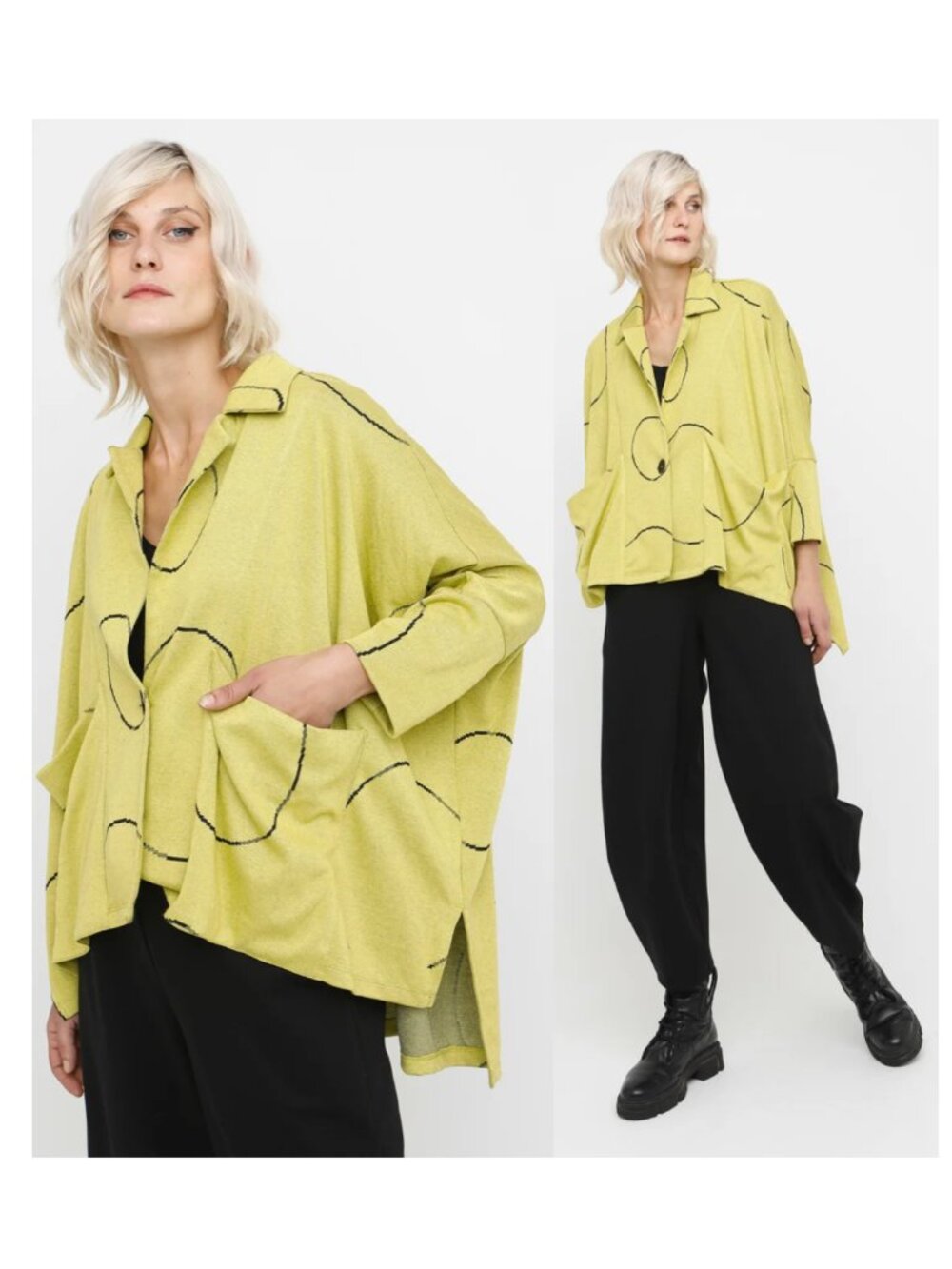 ALEMBIKA Ozai N Ku Ilias Oversized cardigan sz 1 S 6/8